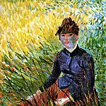 Woman Sitting in the Grass, Vincent van Gogh