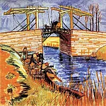 The Langlois Bridge at Arles, Vincent van Gogh