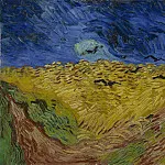 Wheat Field Under Threatening Skies, Vincent van Gogh