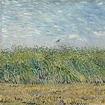Wheat Field with a Lark, Vincent van Gogh