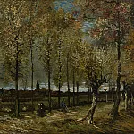 Lane with Poplars, 1885, Vincent van Gogh