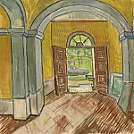Vestibule in the Asylum, Vincent van Gogh