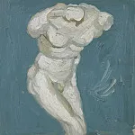 Plaster Statuette of a Male Torso, Vincent van Gogh