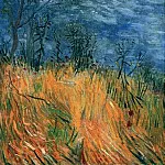 Edge of a Wheatfield with Poppies, Vincent van Gogh