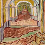 Corridor of Saint-Paul Asylum, Vincent van Gogh
