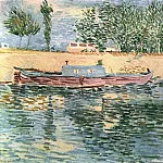The Banks of the Seine with Boats, Vincent van Gogh
