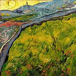Field of Spring Wheat at Sunrise, Vincent van Gogh