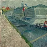 Bathing Float on the Seine at Asnieres, Vincent van Gogh