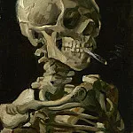 Vincent van Gogh - Skull with Burning Cigarette
