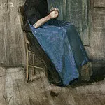 Scheveningen Woman Sewing, Vincent van Gogh