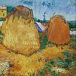 Haystacks in Provence, Vincent van Gogh