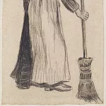 Woman with a Broom, Vincent van Gogh