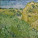 Field with Wheat Stacks, Vincent van Gogh