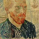 Self-Portrait with a Japanese Print, Vincent van Gogh