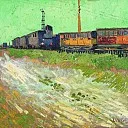 Railway Carriages, Vincent van Gogh