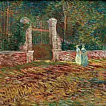 Entrance to the Park at Voyer-dArgenson in Asnieres, Vincent van Gogh