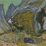 Ravine with a Small Stream, Vincent van Gogh
