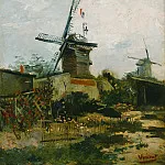 Le Moulin de Blute Fin, Vincent van Gogh