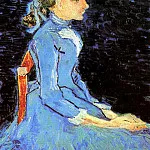 Portrait of Adeline Ravoux, Vincent van Gogh