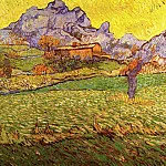 A Meadow in the Mountains: Le Mas de Saint-Paul, Vincent van Gogh