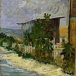 Montmartre Path with Sunflowers, Vincent van Gogh