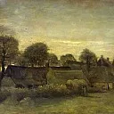 Village at Sunset, Vincent van Gogh