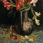 Vase with Red Gladioli, Vincent van Gogh
