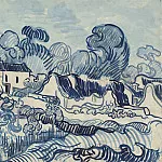 Landscape with Cottages, Vincent van Gogh