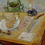 Drawing Board, Pipe, Onions, Vincent van Gogh