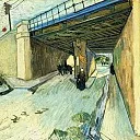 The Railway Bridge over Avenue Montmajour, Vincent van Gogh