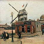 Le Moulin de la Galette, Vincent van Gogh