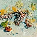 Still Life with Apples, Pears, Lemons and Grapes, Vincent van Gogh