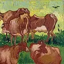 Cows , Vincent van Gogh