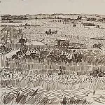 Harvest in Provence, Vincent van Gogh