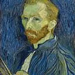 Self Portrait with Pallette, Vincent van Gogh
