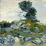Rocks with Oak Tree, Vincent van Gogh