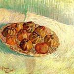 Still Life with Basket of Apples , Vincent van Gogh