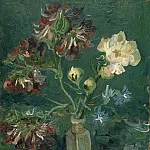 Vase with Myosotis and Peonies, Vincent van Gogh