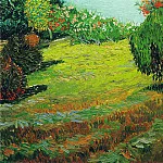 Garden with Weeping Willow, Vincent van Gogh