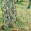 Pine Trees and Dandelions in the Garden of Saint-Paul Hospital, Vincent van Gogh