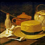 Still-life with straw hat, Vincent van Gogh