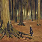 Girl in the Woods, Vincent van Gogh