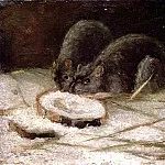 Two Rats, Vincent van Gogh