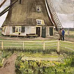 The Windmill Near Hague, Vincent van Gogh