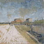 Road Running Beside the Paris Ramparts, Vincent van Gogh