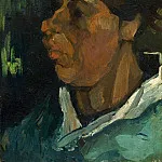 Head of a Peasant Woman with Cap, Vincent van Gogh