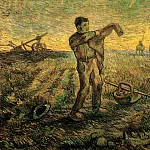Evening – The End of the Day , Vincent van Gogh