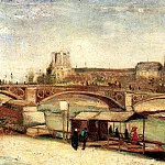 The Pont du Carrousel and the Louvre, Vincent van Gogh