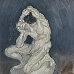 Plaster Statuette of a Kneeling Man, Vincent van Gogh