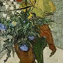 Wild Flowers and Thistles in a Vase, Vincent van Gogh